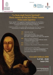 "La Beata degli Esercizi Spirituali". María Antonia de San José (Mama Antula) Prima santa argentina
